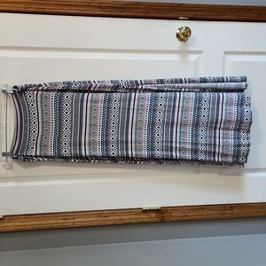 Charlotte Russe Multicolored Maxi Skirt, XL